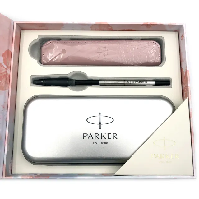 【PARKER】派克 新Vector威雅XL 2022限量櫻花粉鋼筆卡水皮套禮盒組