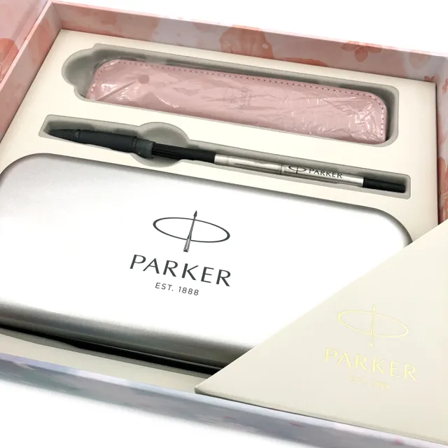 【PARKER】派克 新Vector威雅XL 2022限量櫻花粉鋼筆卡水皮套禮盒組