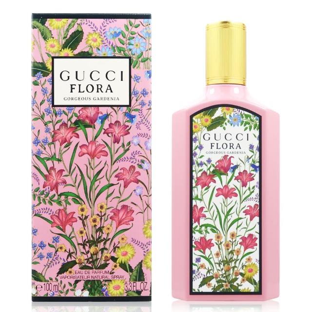 【GUCCI 古馳】FLORA 幻夢梔子花 淡香精 100ml(平行輸入)