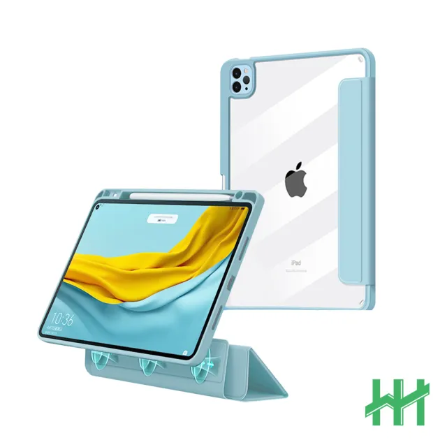 【HH】Apple iPad mini 6 -8.3吋-冰藍-磁吸分離智能休眠平板保護套系列(HPC-MACAIPADMI6-B)