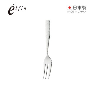 【日本高桑金屬】日製錘目紋不鏽鋼水果甜點叉-3入(不鏽鋼 不銹鋼 餐叉 叉子)
