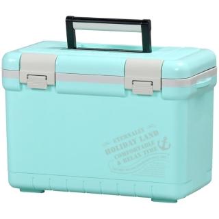 【SHINWA 伸和】日本製 HOLIDAY CBX-11L冰箱#蒂芬妮綠(#露營用品#戶外露營釣魚冰箱#保冷行動冰箱#烤肉冰桶)