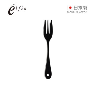 【日本高桑金屬】日製黑琺瑯水果甜點叉-2入(琺瑯叉 餐叉 叉子 黑琺瑯)