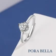 【Porabella】925純銀鋯石戒指 簡單 俐落 大方 永久閃亮動人 婚宴 派對 閃閃動人 可調開口式銀戒Rings