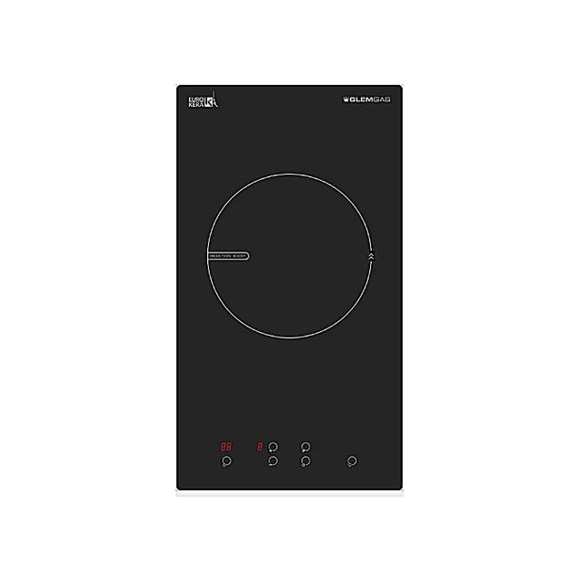 Glem Gas GIO2116 單口嵌入式瓦斯爐，採用耐熱強化玻璃爐臺與傳統外擴火焰爐頭，提供穩定熱源與安全點火。壓電式自動點火設計，尺寸W290xD520xH58 mm，適合現代廚房安裝。瓦斯消耗量低至3kW以下，BSMI認證T74710，1年保固，不含安裝服務。高效能源使用，完美結合義式工藝與實用性，理想的單口瓦斯爐選擇。