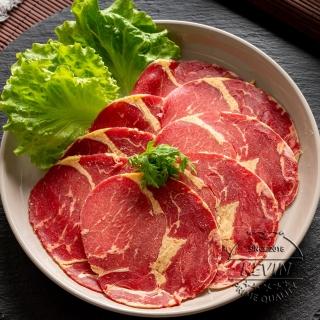 【凱文肉舖】美淇食品-紐西蘭嚴選肋眼沙朗火鍋片 4盒(200g/盒±9g)