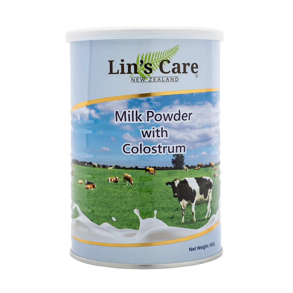 【Lin’s Care-週期購】紐西蘭初乳奶粉450gX1罐+Mother Earth紐西蘭烘焙燕麥棒240g×1盒(口味隨機)