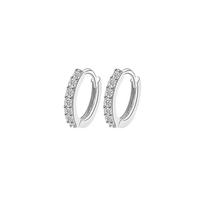 【Porabella】925純銀鋯石耳環 earrings
