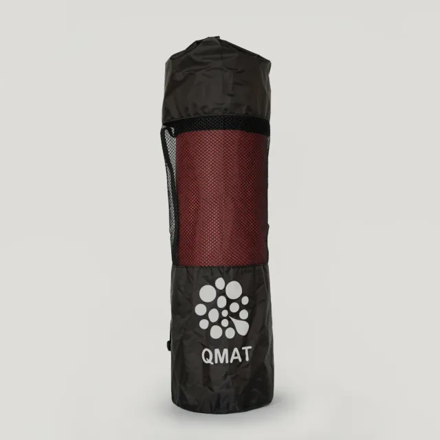【QMAT】10mm運動墊 台灣製(隨貨附贈束帶及網袋 瑜珈墊 發呆墊 兒童爬行墊)