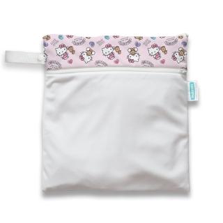【Thirsties】雙層防水包 收納袋媽媽包 Hello Kitty聯名款Wet Dry Bag(環保手提包外出