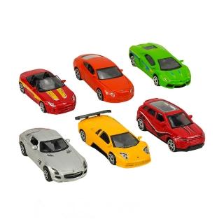 【888ezgo】1:64經典合金模型小車（自由滑行）（ST）（6入裝）