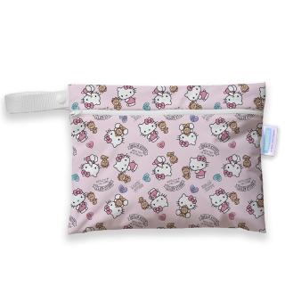 【Thirsties】Mini wet bag迷你防水收納袋媽媽包 HelloKitty聯名款(環保手提包 尿布