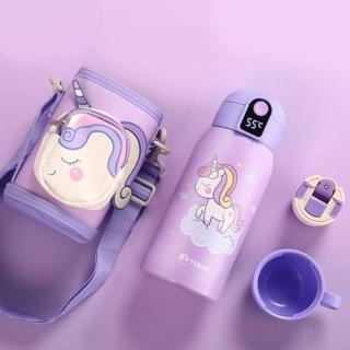 TW0003701 TOMIC特美刻-兒童智慧保溫杯 獨角獸 淺紫色(特美刻、智慧保溫杯、兒童保溫杯)(保溫瓶)