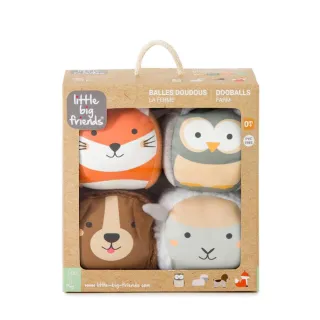 【LittleBigFriends 官方直營】可愛動物皮球四件組(農場動物)