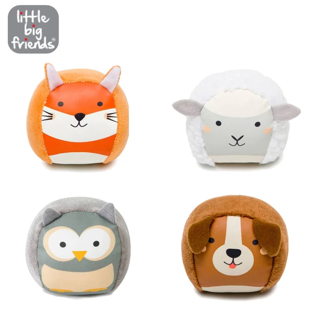 【LittleBigFriends 官方直營】可愛動物皮球四件組(農場動物)
