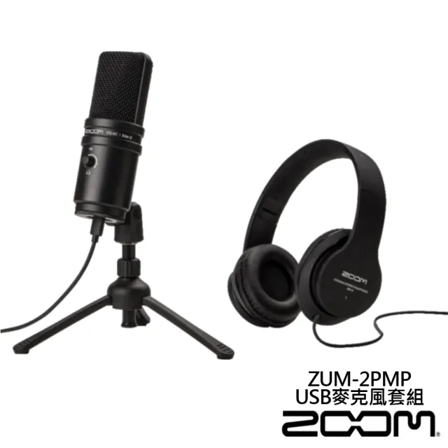 【ZOOM】ZUM-2PMP 超心型指向USB麥克風耳機套組(正成公司貨)