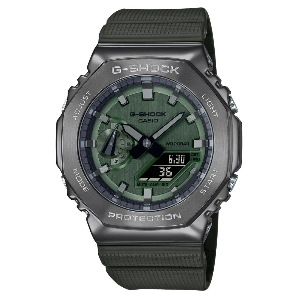 【CASIO 卡西歐】八角金屬原創經典G-SHOCK系列(GM-2100B-3A)