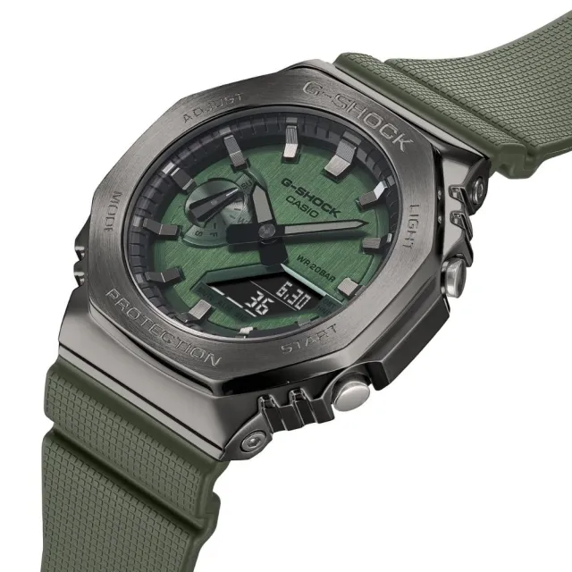 【CASIO 卡西歐】八角金屬原創經典G-SHOCK系列(GM-2100B-3A)