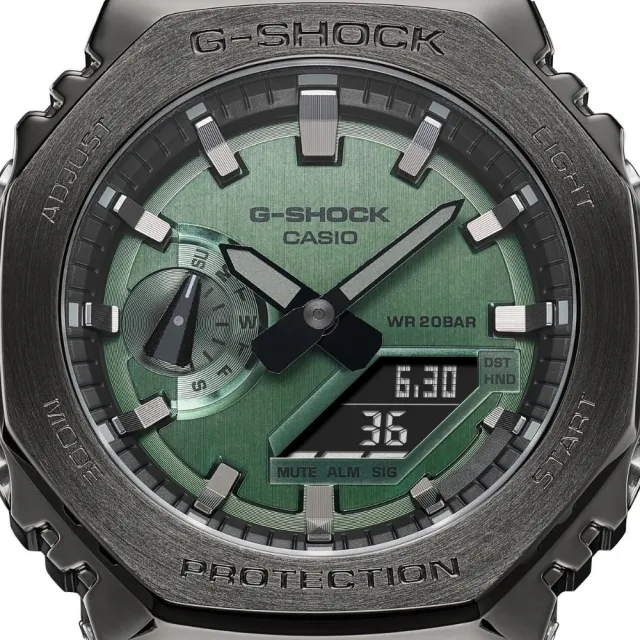 【CASIO 卡西歐】八角金屬原創經典G-SHOCK系列(GM-2100B-3A)