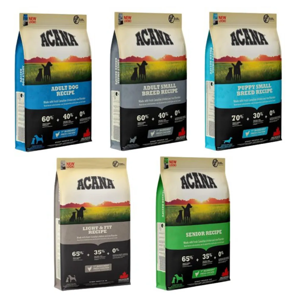 【ACANA】無穀配方犬糧6kg-放養雞肉+新鮮蔬果（挑嘴/成犬/老犬/熟齡犬/幼犬）(狗糧、狗飼料、狗乾糧)