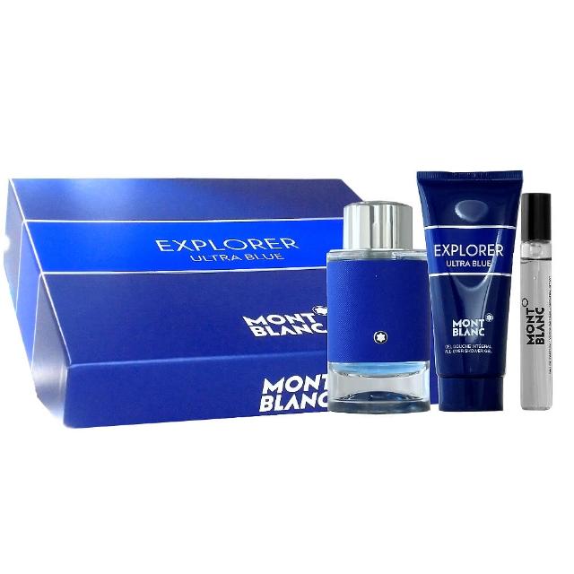 【MontBlanc】Explorer Ultra Blue 探尋藍海淡香精 100ml 禮盒(專櫃公司貨)