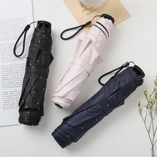 【安柏拉】日系 超輕量 點點 抗UV 折疊傘 晴雨傘 陽傘 輕量傘(六款任選)