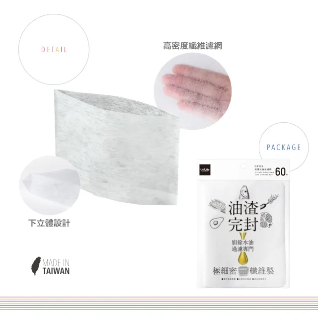 【UdiLife】流理台油水濾網300枚(菜渣濾網/防堵塞/瀝水袋/水槽濾網/流理臺/廚餘袋/排水孔/廚餘過濾)