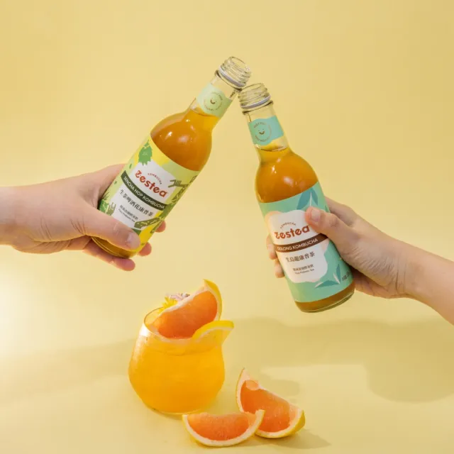 【Zestea Kombucha】全口味康普茶 300ML*12瓶(無添加、富含益生菌)