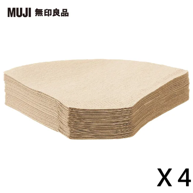 【MUJI 無印良品】咖啡濾紙60枚入/4入