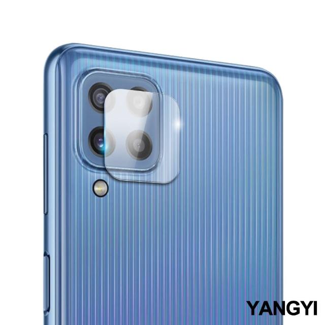 【YANG YI 揚邑】Samsung Galaxy M32 4G 防爆防刮弧邊 9H鏡頭鋼化玻璃膜保護貼