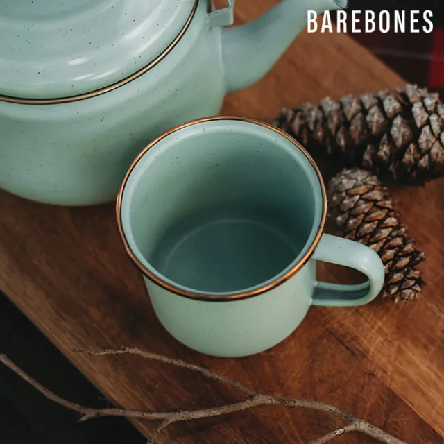 【Barebones】CKW-428 琺瑯杯組-兩入 / 薄荷綠(杯子 茶杯 水杯 馬克杯)