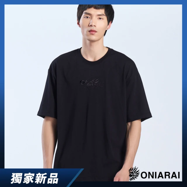 【BLUE WAY】黑魂重工LOGO落肩短TEE-鬼洗