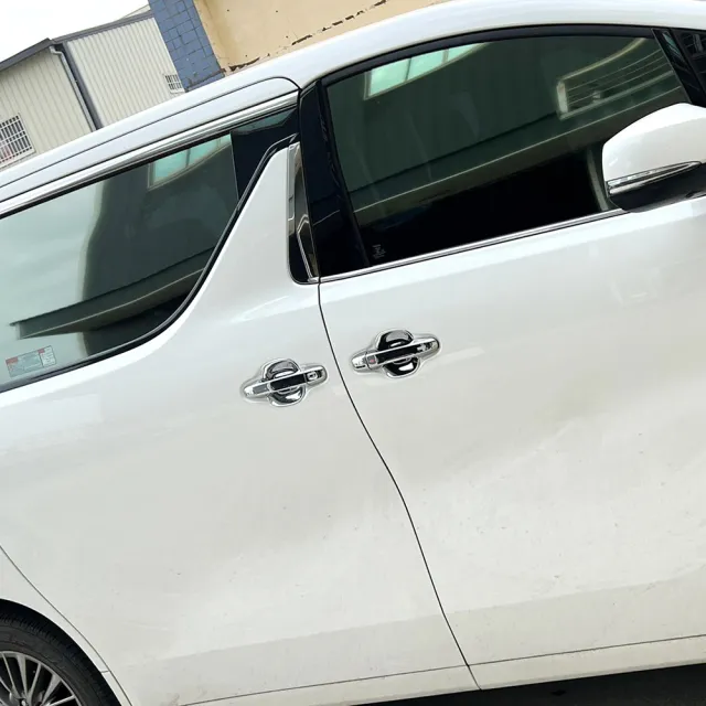 【IDFR】Toyota Alphard 阿法 30系 鍍鉻銀 車身門碗防刮內襯貼片(內襯 門碗 內碗)