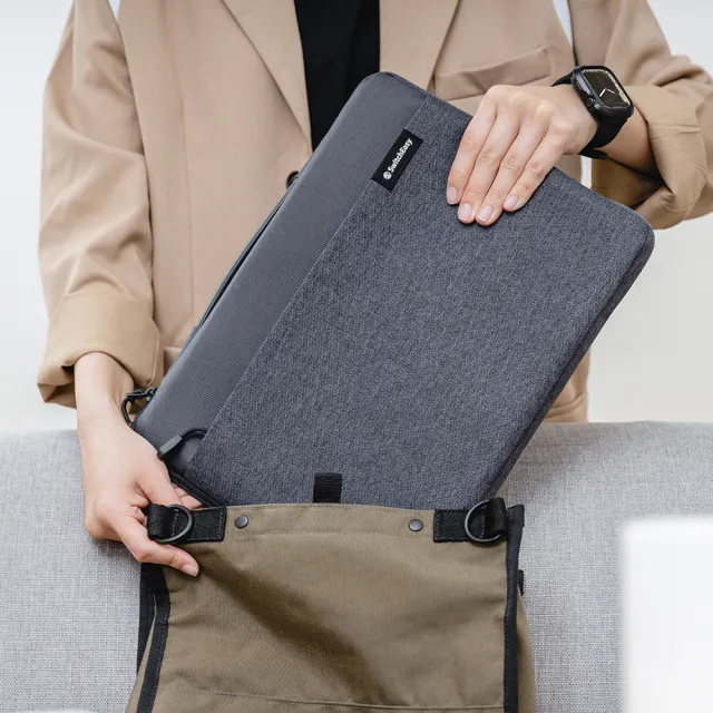 【SwitchEasy】MacBook 15-16吋 Urban 防潑水電腦包(支援最新2026 MacBook Air 15吋(M5))