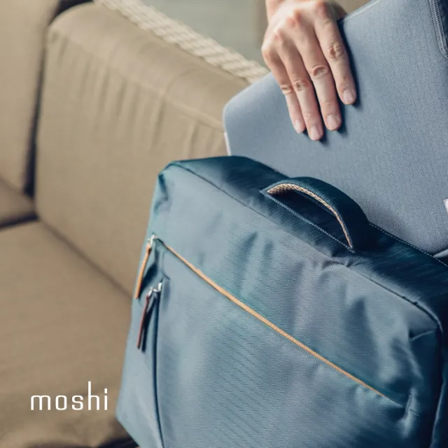 【moshi】Pluma for MacBook Pro 14吋 輕薄筆電內袋(防震/2021 Macbook Pro 14適用)