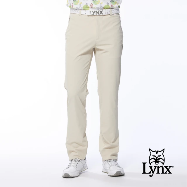 Lynx Golf 男款彈性舒適腰圍兩側鬆緊帶素面基本款後袋