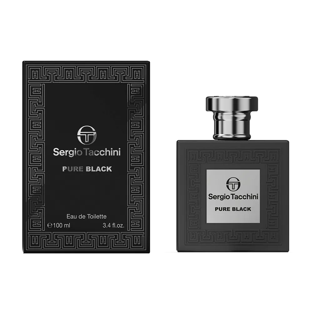 【Sergio Tacchini】塞爾吉奧·塔基尼 純粹勁黑淡香水 100ml(專櫃公司貨)