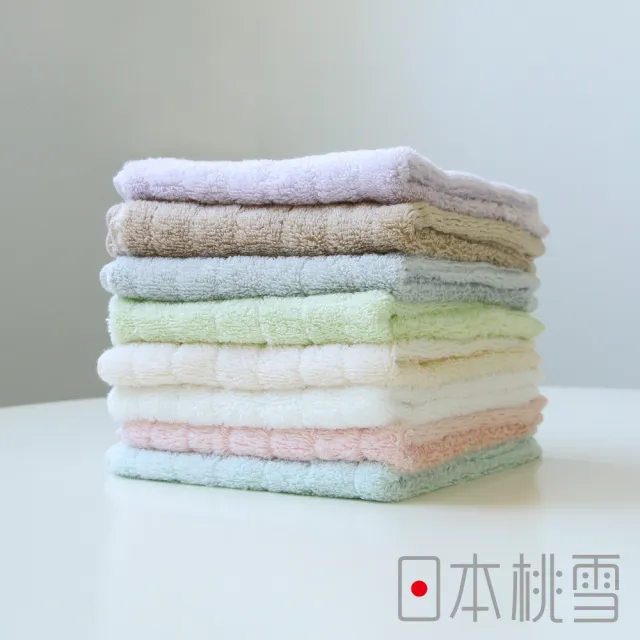 【日本桃雪】日本製原裝進口今治超長棉方巾超值兩件組(鈴木太太公司貨)