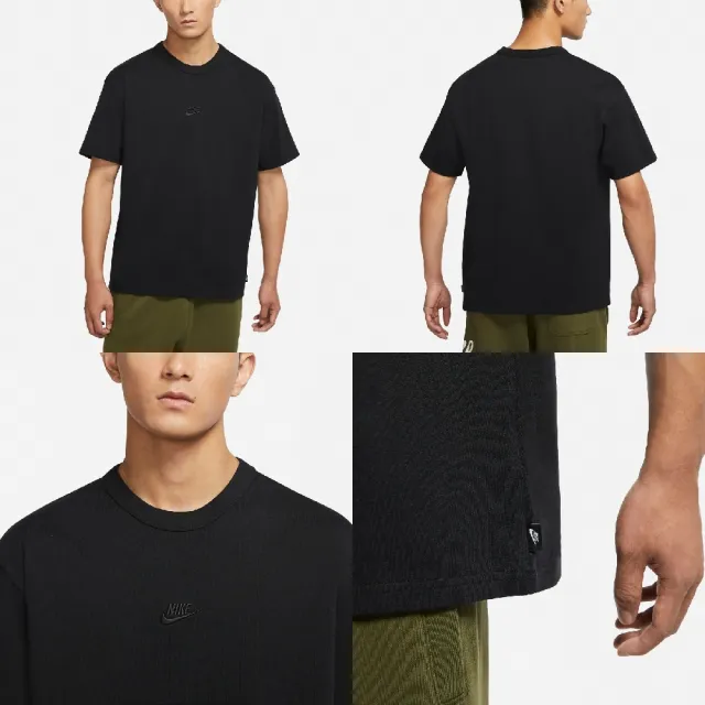 NIKE 耐吉】短袖NSW Premium Essentials Tee 男版黑短T 小LOGO(DO7393