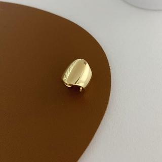 【NDM 南大門】率性金屬光澤 不對稱耳骨夾式耳環無耳洞耳扣(1個入)
