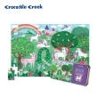 【Crocodile Creek】鐵盒童趣拼圖50片-3入組(兒童旅行小物)