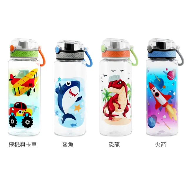 【Home Tune 家音】美國Tritan材質兒童彈蓋直飲水壺680ml（23oz）(本款有2種版本彩盒)