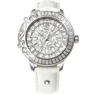 【Galtiscopio 迦堤】絢麗雛菊系列 典雅浪漫水晶錶-40mm/白 禮物 送禮 推薦(MG2SS001WLS)