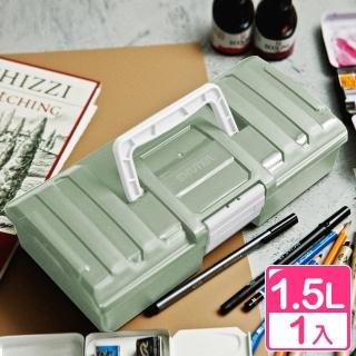 【SHUTER 樹德】小傢俬隨手工具箱-1入組(莫蘭迪零件盒 小物收納 逃難箱 整理置物盒)