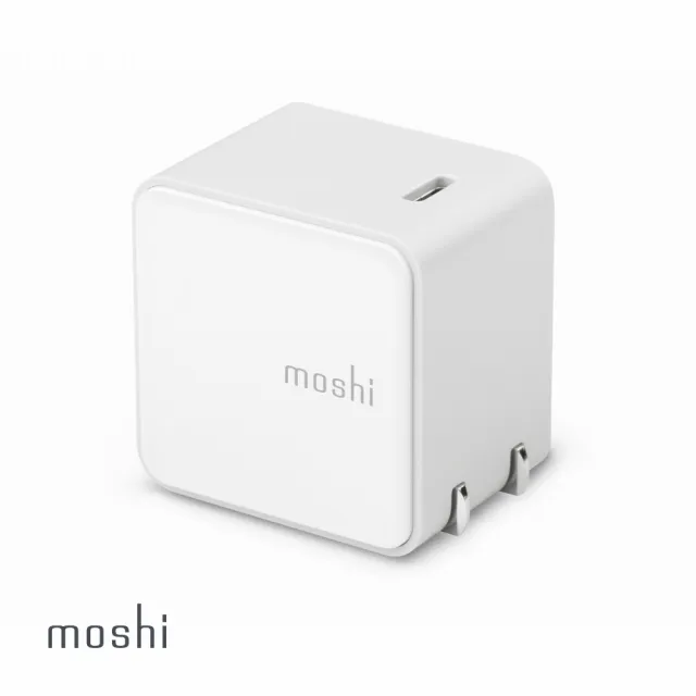 【moshi】Qubit USB-C 20W充快充電器 + USB-C to USB-C 編織充電傳輸線