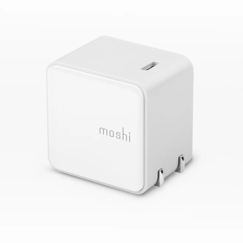 【moshi】Qubit USB-C 20W充快充電器 + USB-C to Lightning充電傳輸線