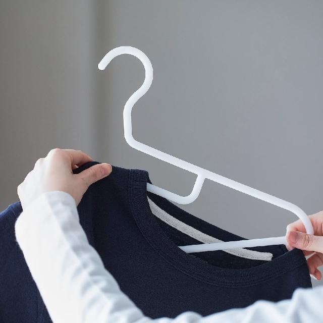 【MUJI 無印良品】聚丙烯洗滌用衣架/3支組/約寬33cm