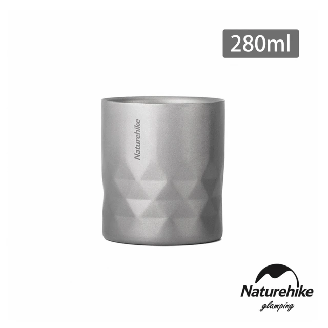 【Naturehike】冰岩雙層鈦杯280ml CJ012(台灣總代理公司貨)