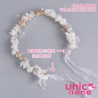 【UNICO】兒童 仙女公主風表演拍照花環頭飾+耳夾耳環組(髮飾/配件/聖誕)