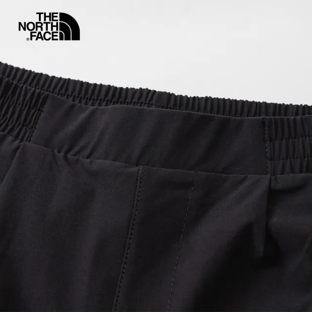 【The North Face 官方旗艦】北面女款黑色防曬防潑水休閒長褲｜5JX3JK3